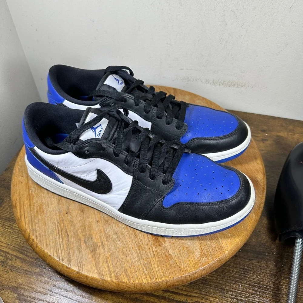 Nike Air Jordan 1 Low Golf Royal Toe Blue Black White DD9315-102 Mens 11
